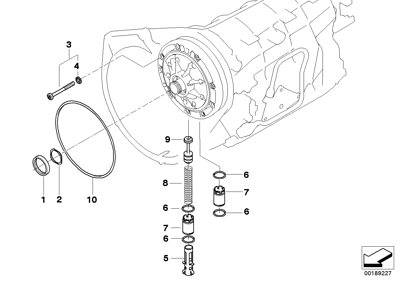 BMW 24201423387 - Кольцо уплотнительное (упаковка 10 шт., цена за 1 шт.) bl (4b) (abc31) autosila-amz.com