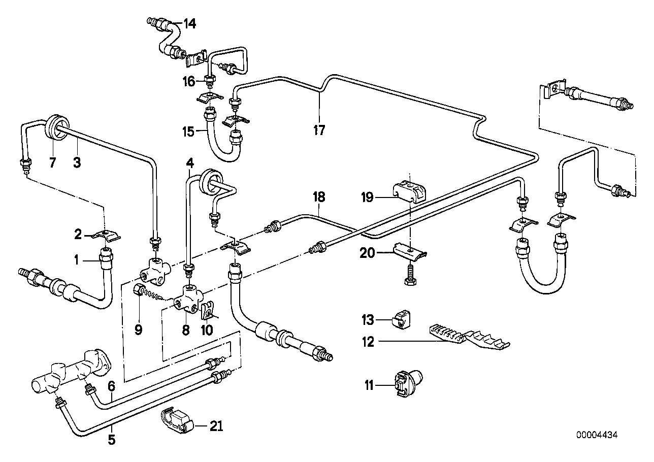 Volvo 34321159878 - Тормозной шланг autosila-amz.com