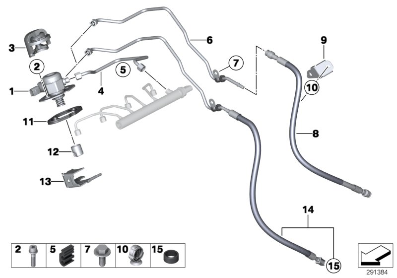 BMW 11 12 7 588 416 - Профильная прокладка ! \BMW 1 E82, E88, F20, LCI, F21, F52, 2 F22, F23, F45 Active Tou autosila-amz.com