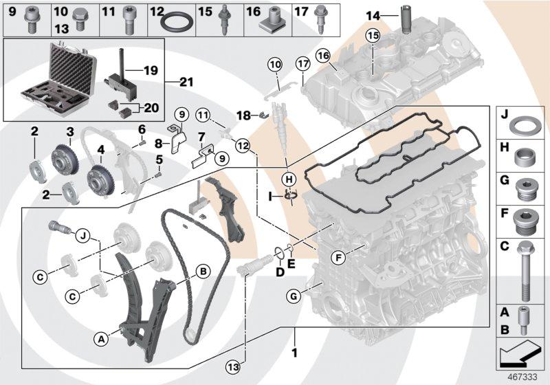 BMW 11317568482 - Направляющая пластина ! \BMW 1 E81, E87, LCI, 3 E46, E90, autosila-amz.com