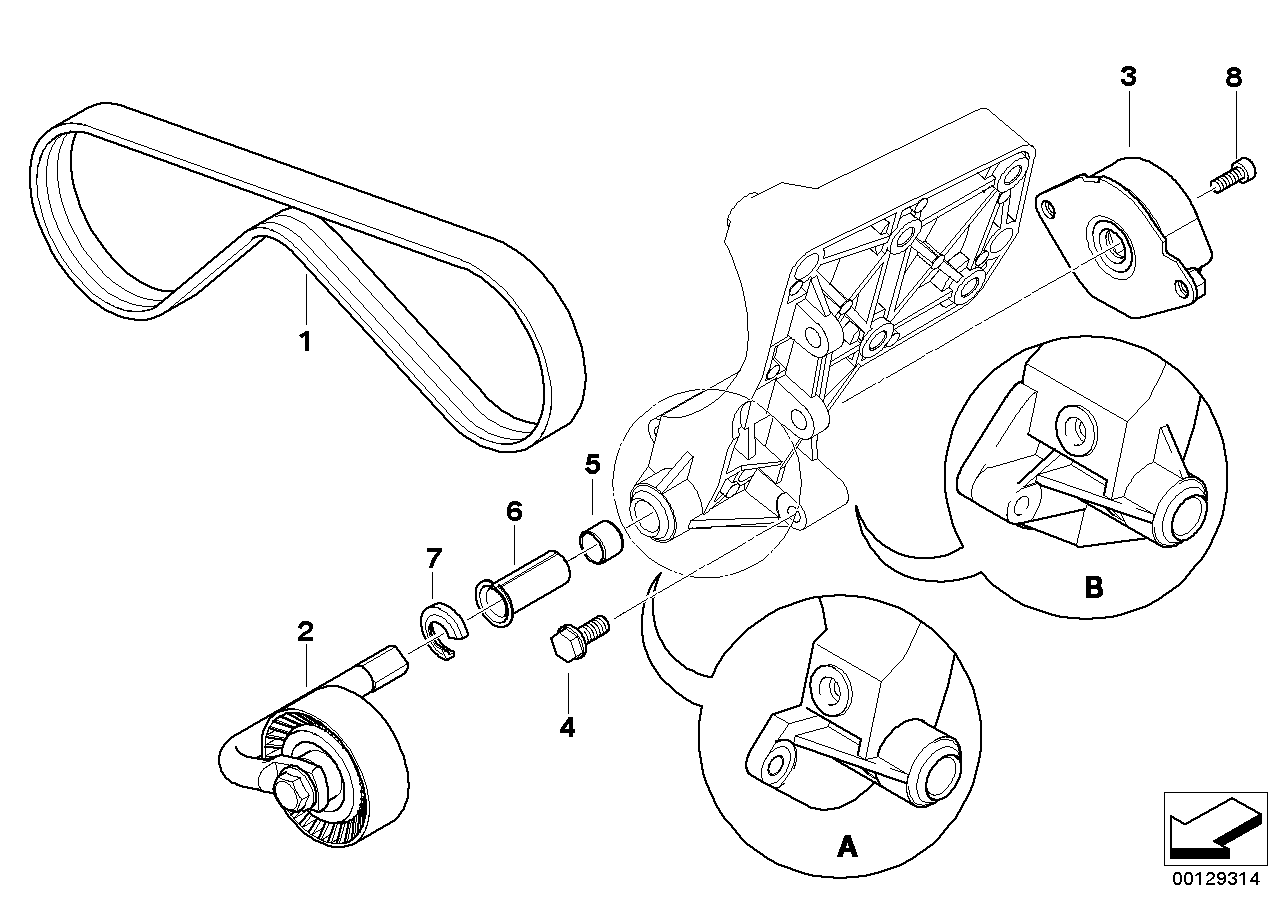 Daihatsu 64557786170 - Поликлиновой ремень autosila-amz.com