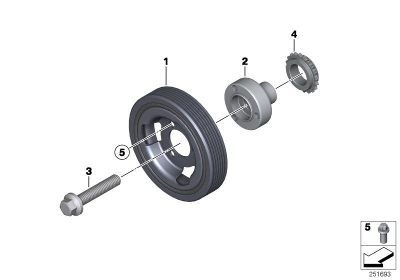 Mini 11 21 7 633 994 - Шестерня, коленчатый вал autosila-amz.com