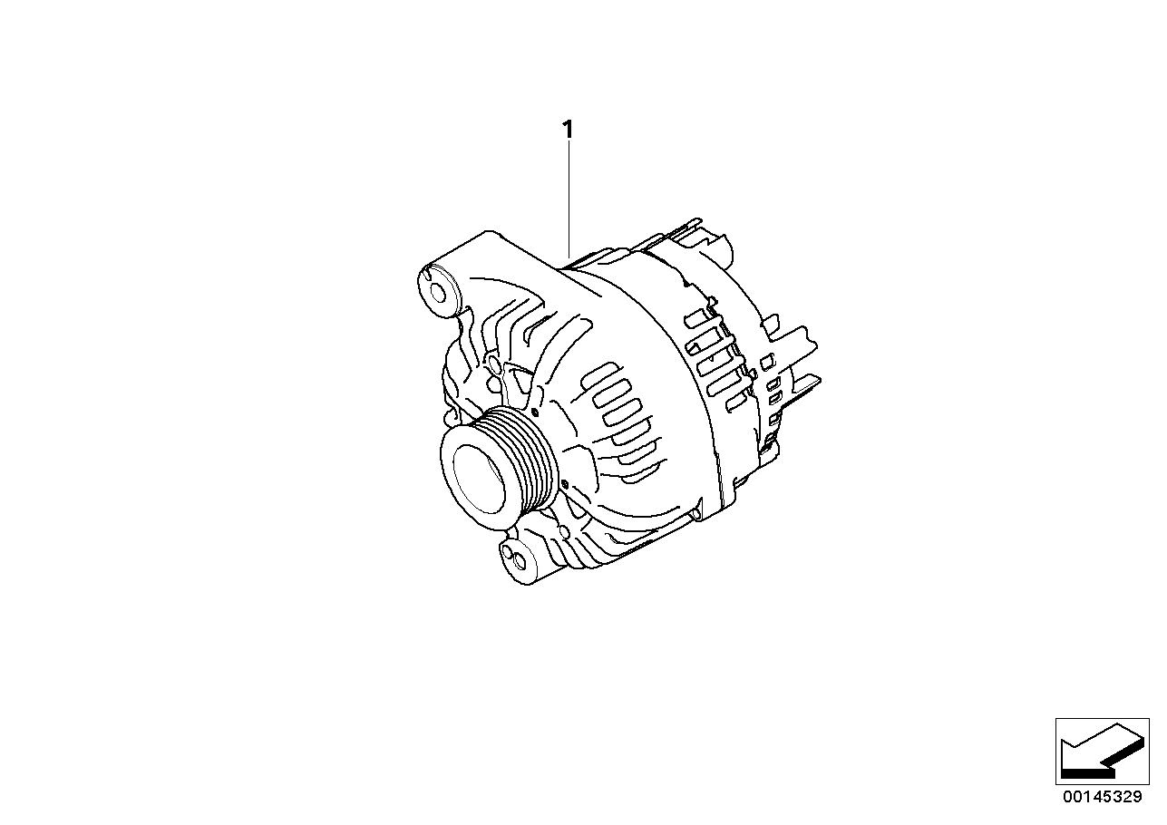 BMW 12317792093 - Оборотный компактный генератор !VALEO 150A \BMW 5 E39, 7 E38, X5 E53 autosila-amz.com