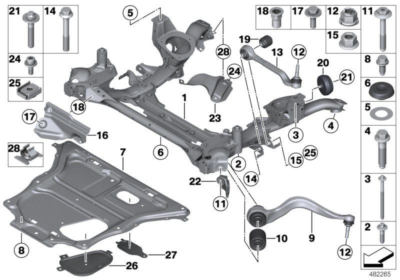 BMW 31106793894 - Рычаг подвески колеса autosila-amz.com