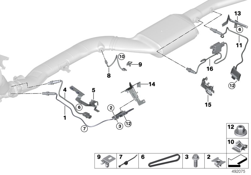 BMW 13 62 8 576 471 - NOx-датчик, впрыск карбамида autosila-amz.com