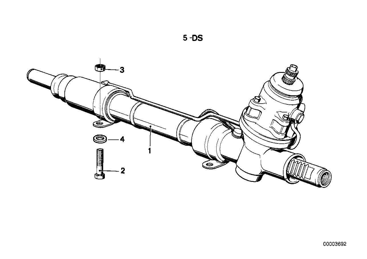 OM 32131092335 - Рулевой механизм, рейка autosila-amz.com