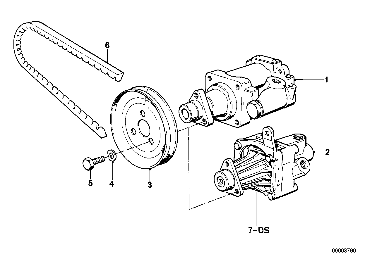 BMW 32 41 1 133 969 - Гидравлический насос, рулевое управление, ГУР autosila-amz.com