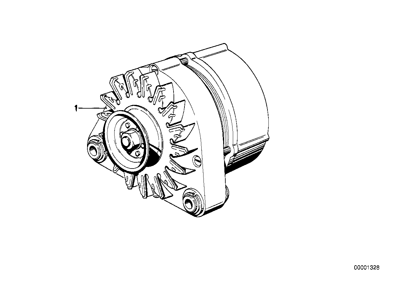 BMW (BRILLIANCE) 12311288409 - Генератор autosila-amz.com