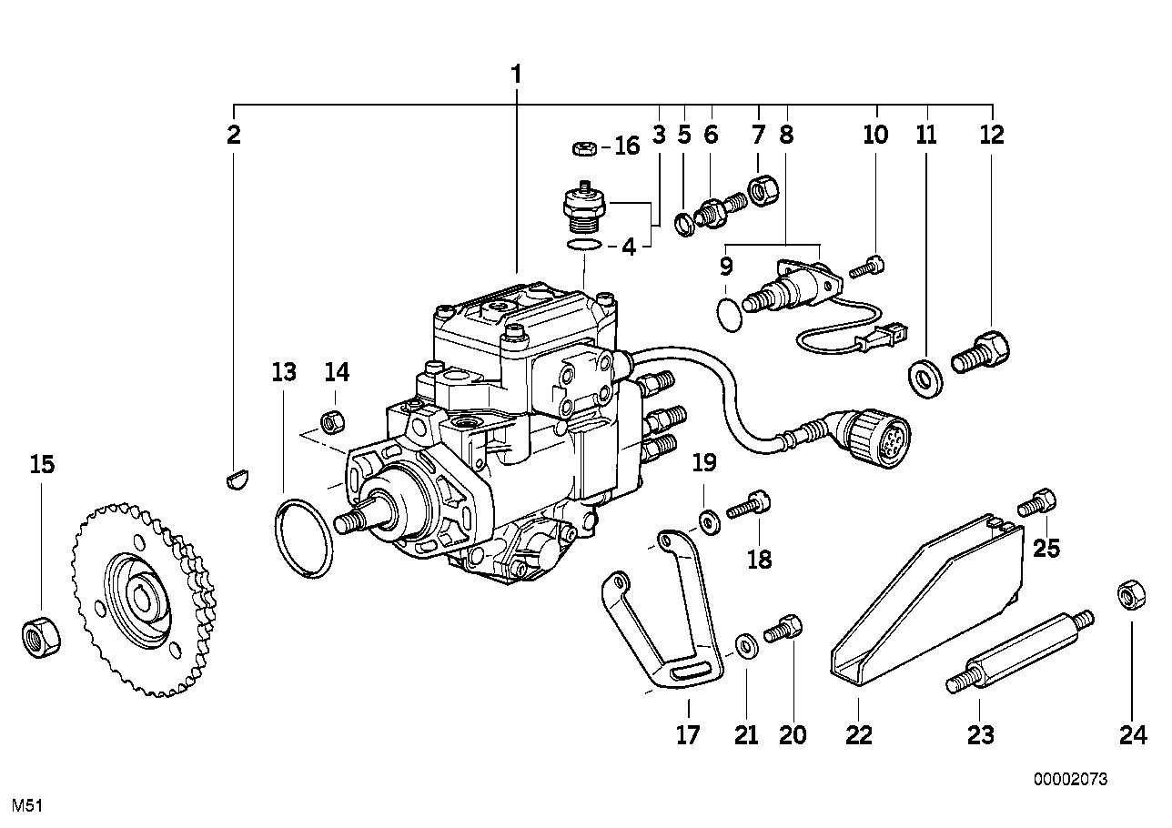 BMW 13 51 1 288 582 - Уплотнительное кольцо ! \BMW 3 E30, E36, 5 E28, E34, E39, 7 E38 autosila-amz.com