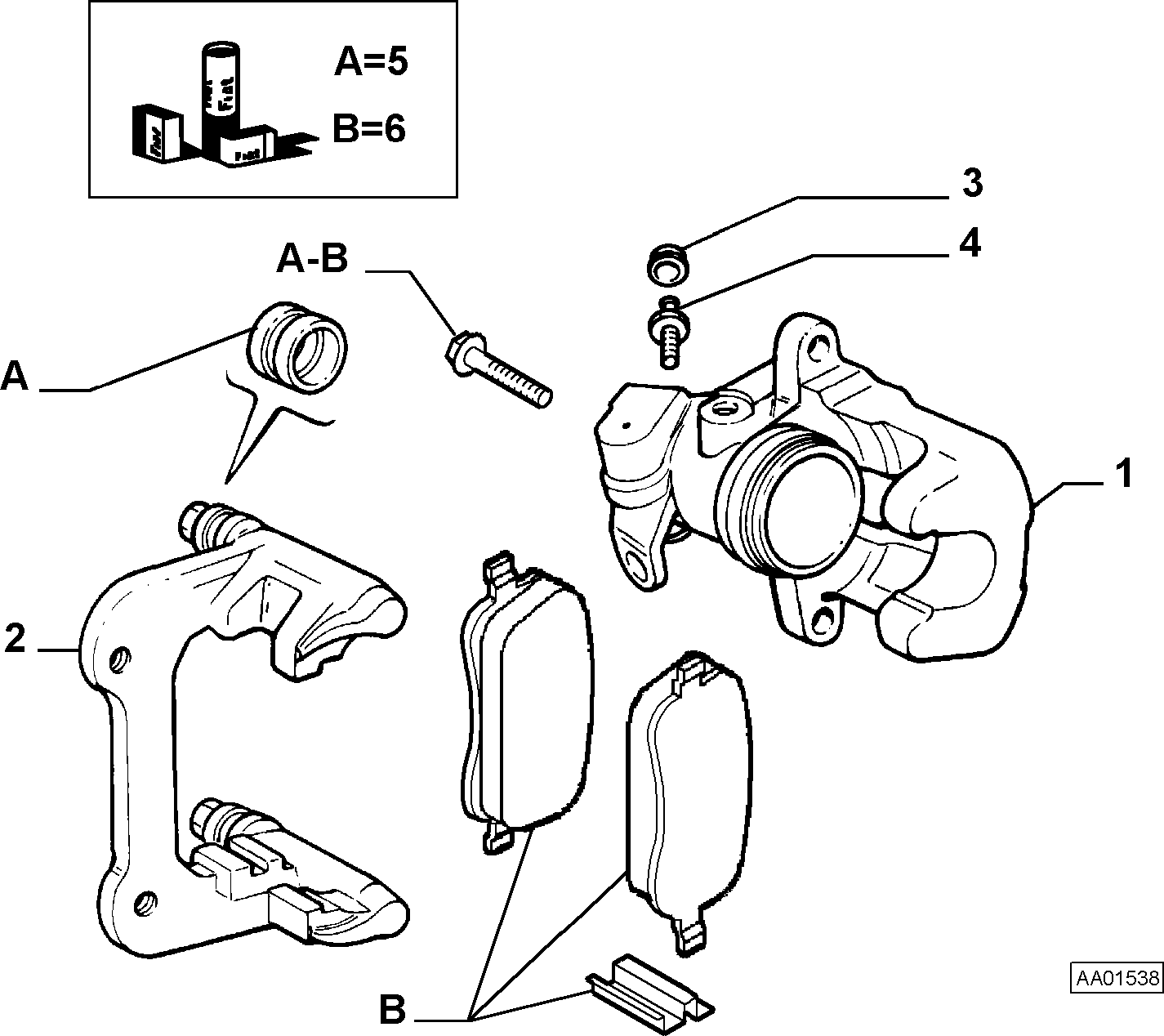 Alfarome/Fiat/Lanci 77365750 - Тормозной суппорт autosila-amz.com