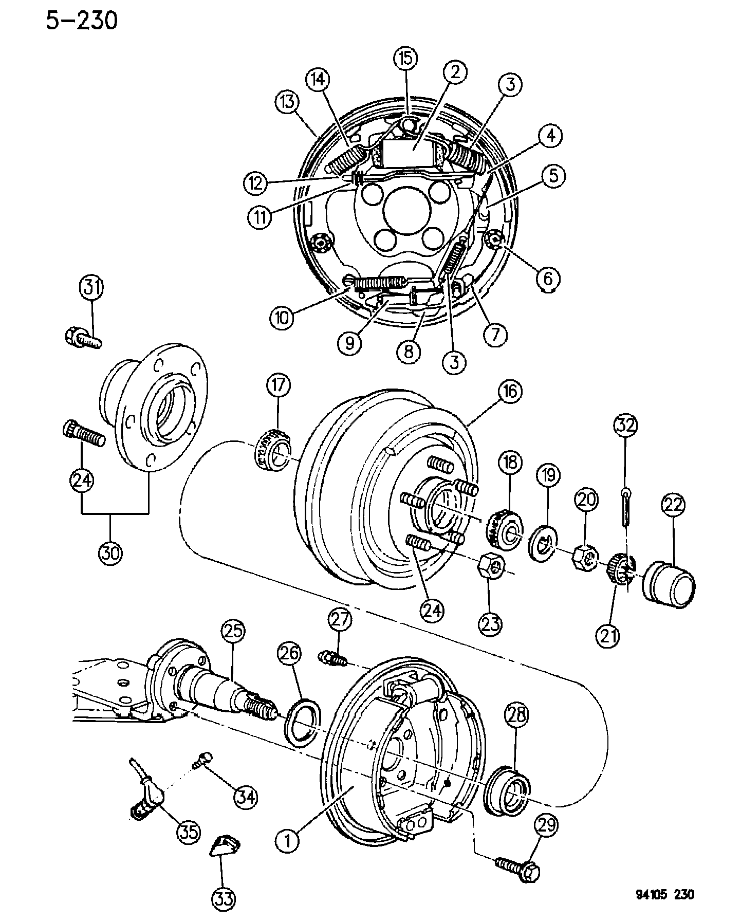 Chrysler 525 2823 - Комплект подшипника ступицы колеса autosila-amz.com