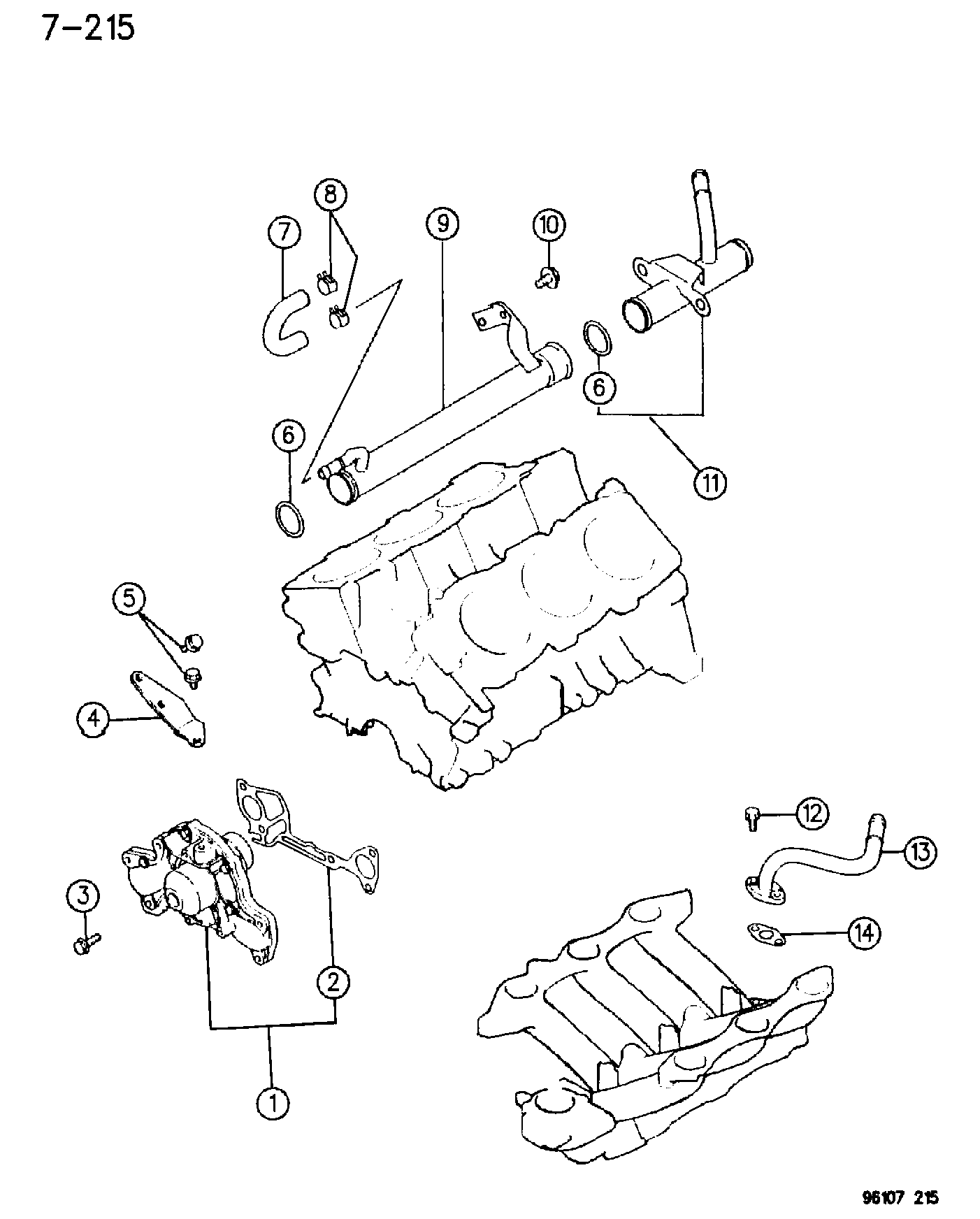 Chrysler MD97 3940 - Водяной насос autosila-amz.com