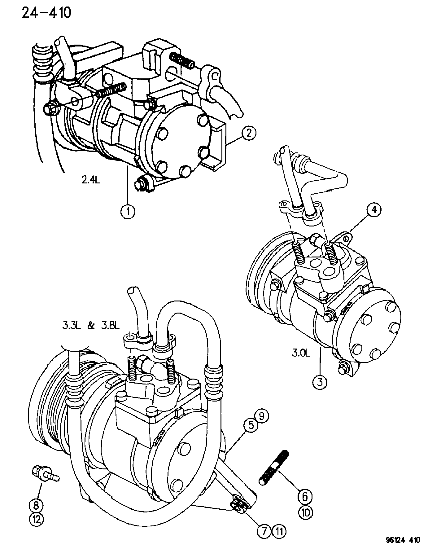 Chrysler 4 677 144 - Компрессор кондиционера autosila-amz.com