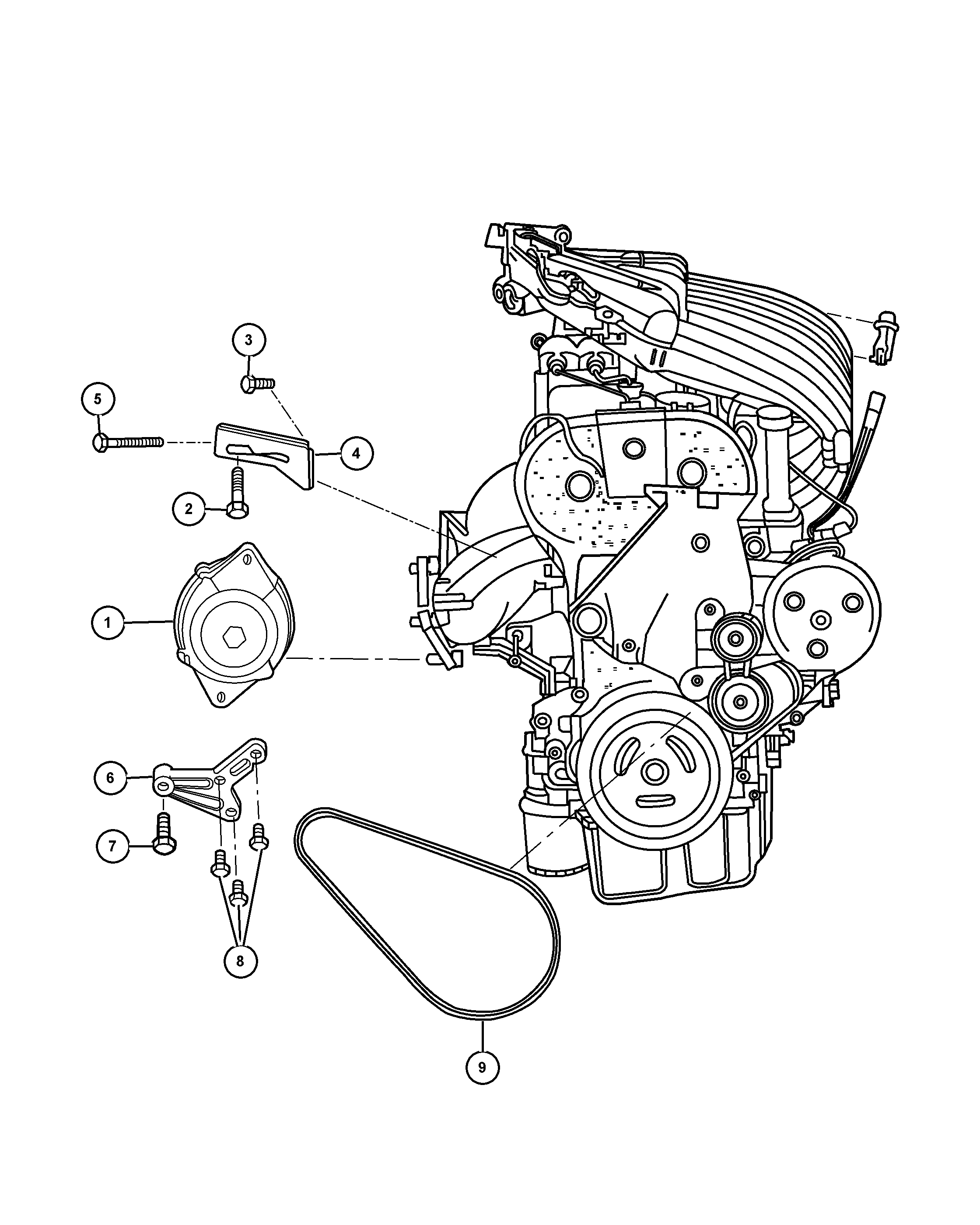 Chrysler 5033 054AB - Генератор autosila-amz.com