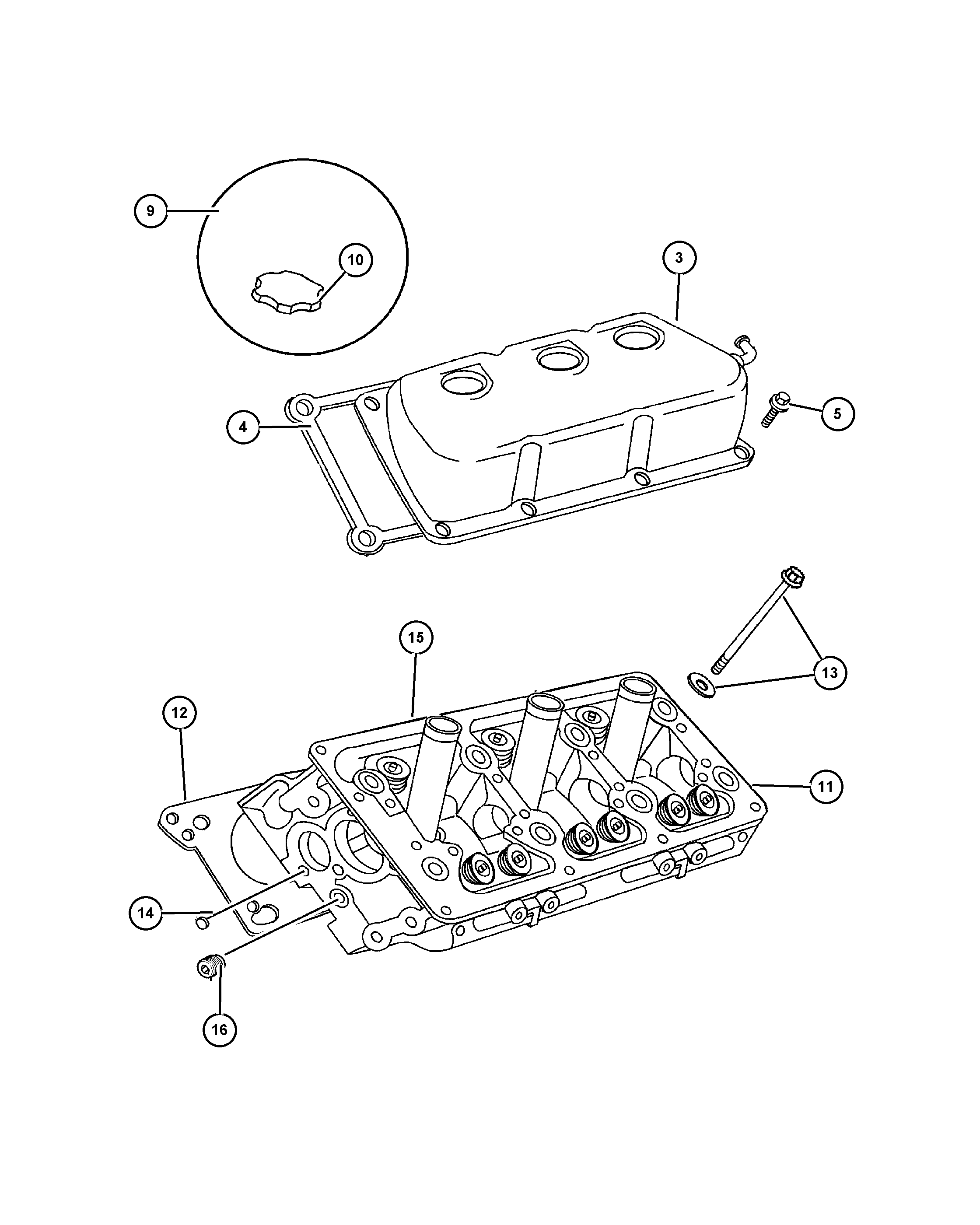 Chrysler 4792 752AB - Прокладка, головка цилиндра autosila-amz.com