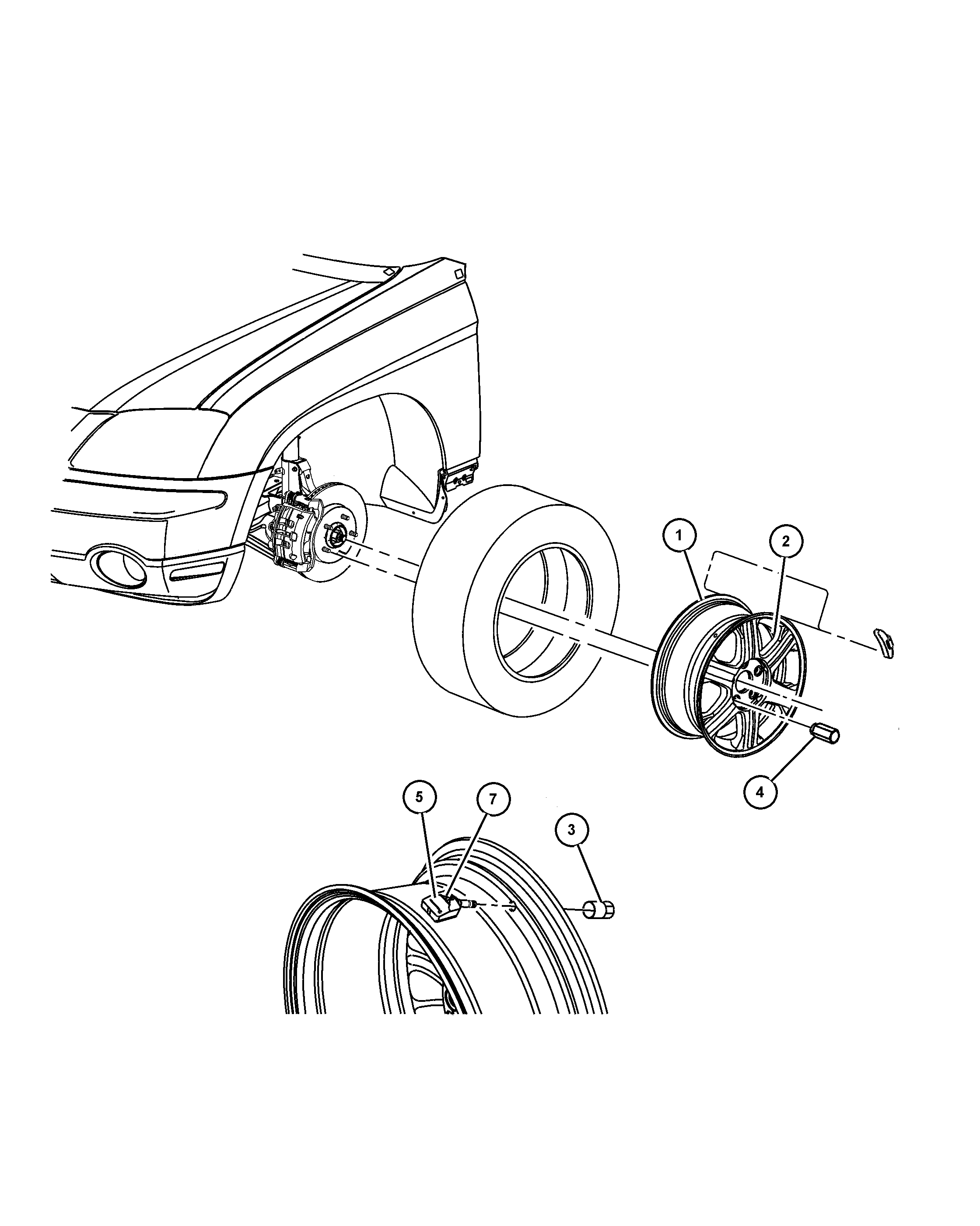 Mitsubishi 52088 990AC - Датчик давления в шинах autosila-amz.com