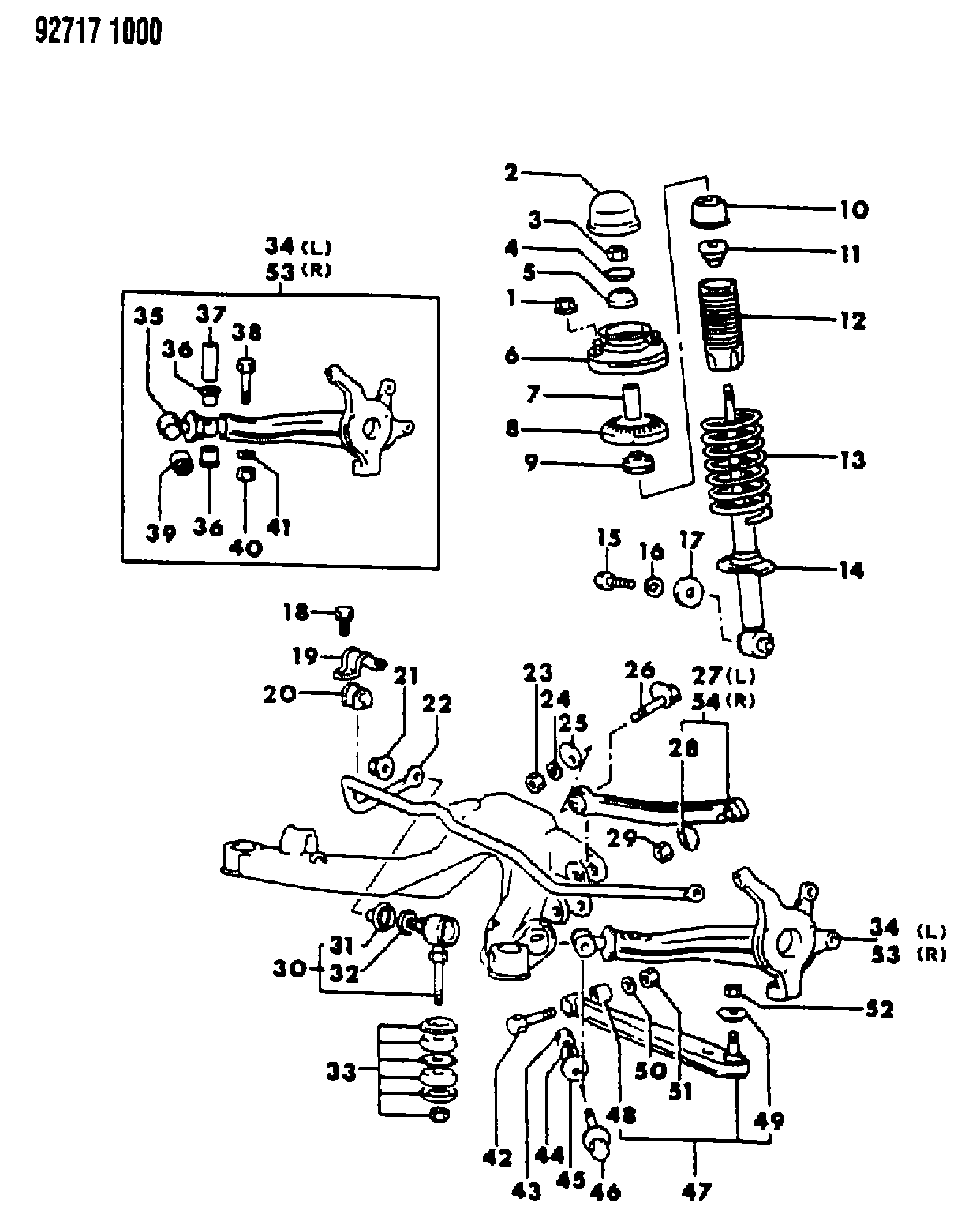 Mitsubishi MB33 8610 - опора амортизатора заднего Mits autosila-amz.com