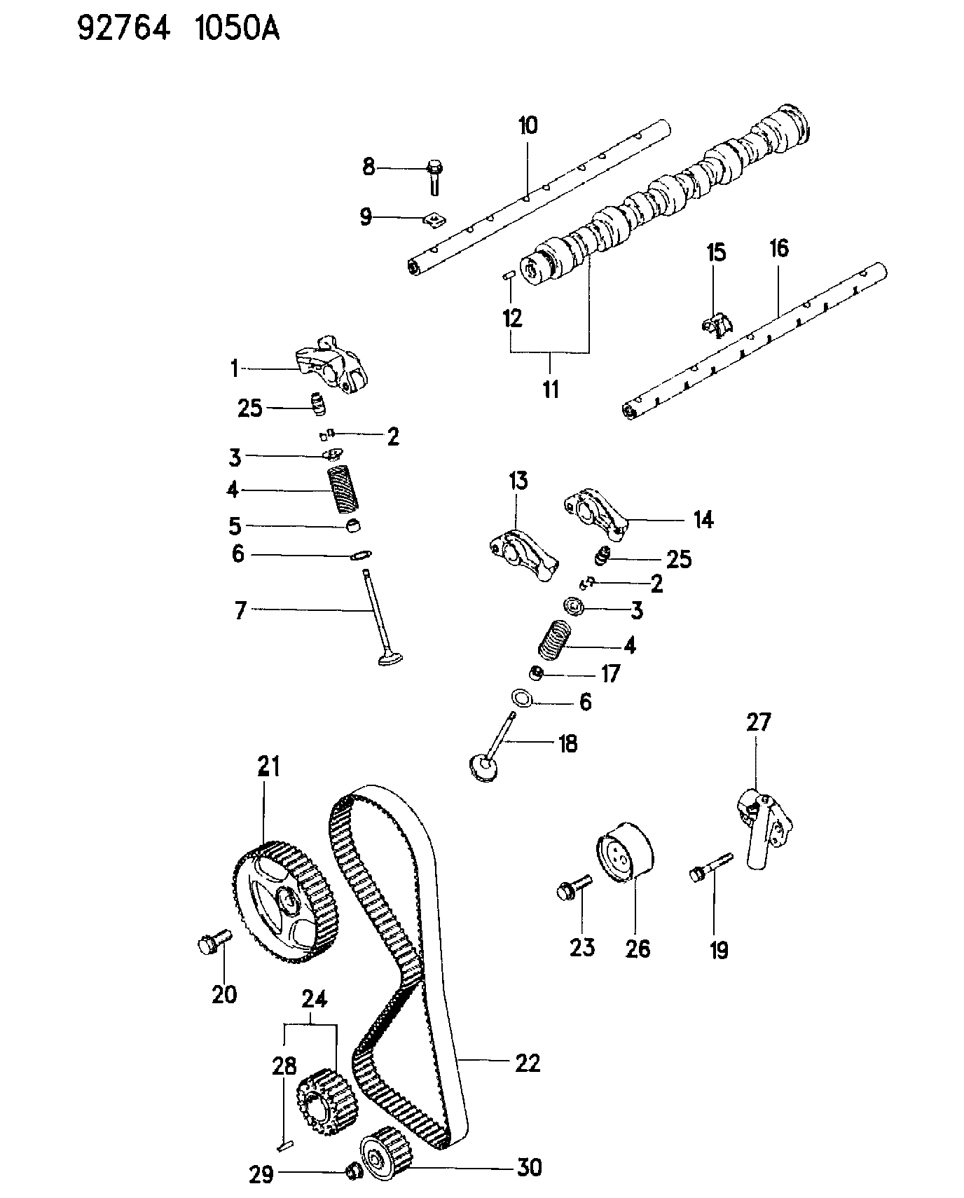 Mitsubishi MD18 2294 - Ремень зубчатый MITSUBISHI MD182294 autosila-amz.com