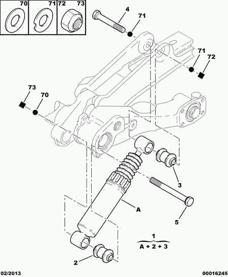 CITROËN (DF-PSA) 5206 N5 - Амортизатор autosila-amz.com