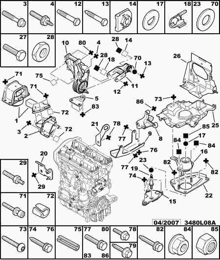 PEUGEOT 3522 38 - Комплектующее руля, подвеска колеса autosila-amz.com