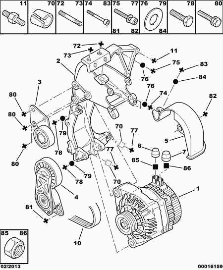 CITROËN 5750 YZ - Поликлиновой ремень autosila-amz.com