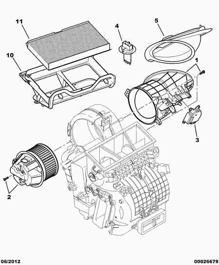 CITROËN/PEUGEOT 6447 NT - Фильтр воздуха в салоне autosila-amz.com