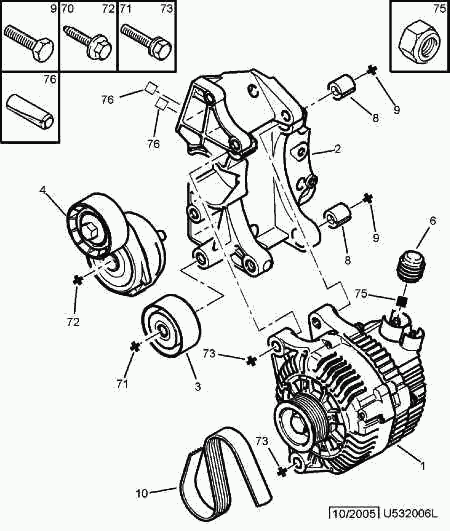 PEUGEOT (DF-PSA) 5751 C8 - Натяжитель, поликлиновый ремень autosila-amz.com