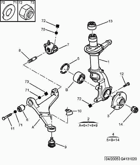 PEUGEOT (DF-PSA) 3307 74 - ступица колеса переднего Peug autosila-amz.com