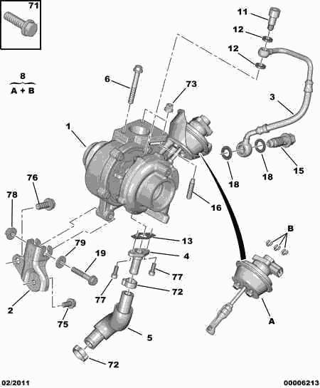 PEUGEOT 0375P0* - CONTROL CAPSULE TURBO KIT autosila-amz.com