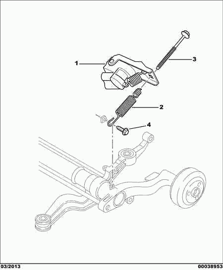 PEUGEOT (DF-PSA) 4861 74 - Регулятор тормозных сил autosila-amz.com