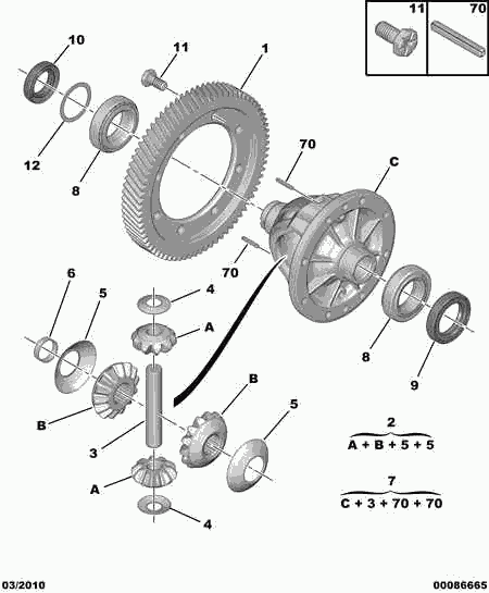 PEUGEOT 98 002 669 80 - Тормозной диск autosila-amz.com