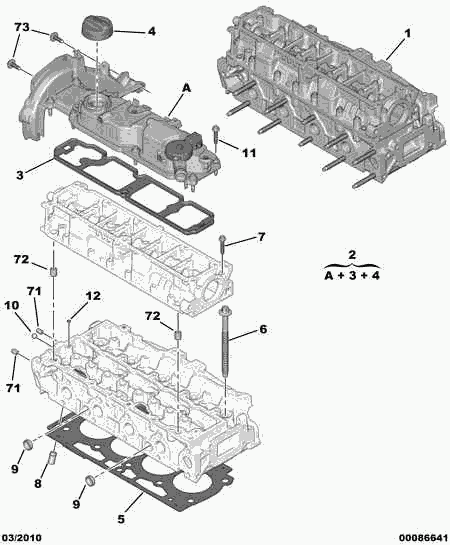 PEUGEOT 0209.HH - Прокладка, головка цилиндра autosila-amz.com