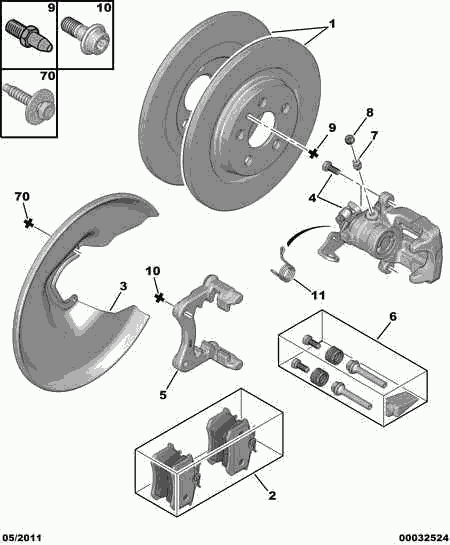 VW 4252.33 - Тормозные колодки, дисковые, комплект autosila-amz.com