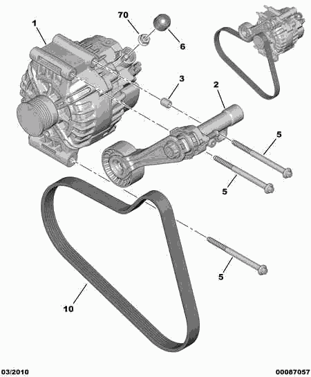 PEUGEOT (DF-PSA) 5705 KG - Генератор autosila-amz.com