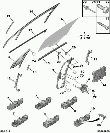 DS 9221 V1 - Стеклоподъемник autosila-amz.com