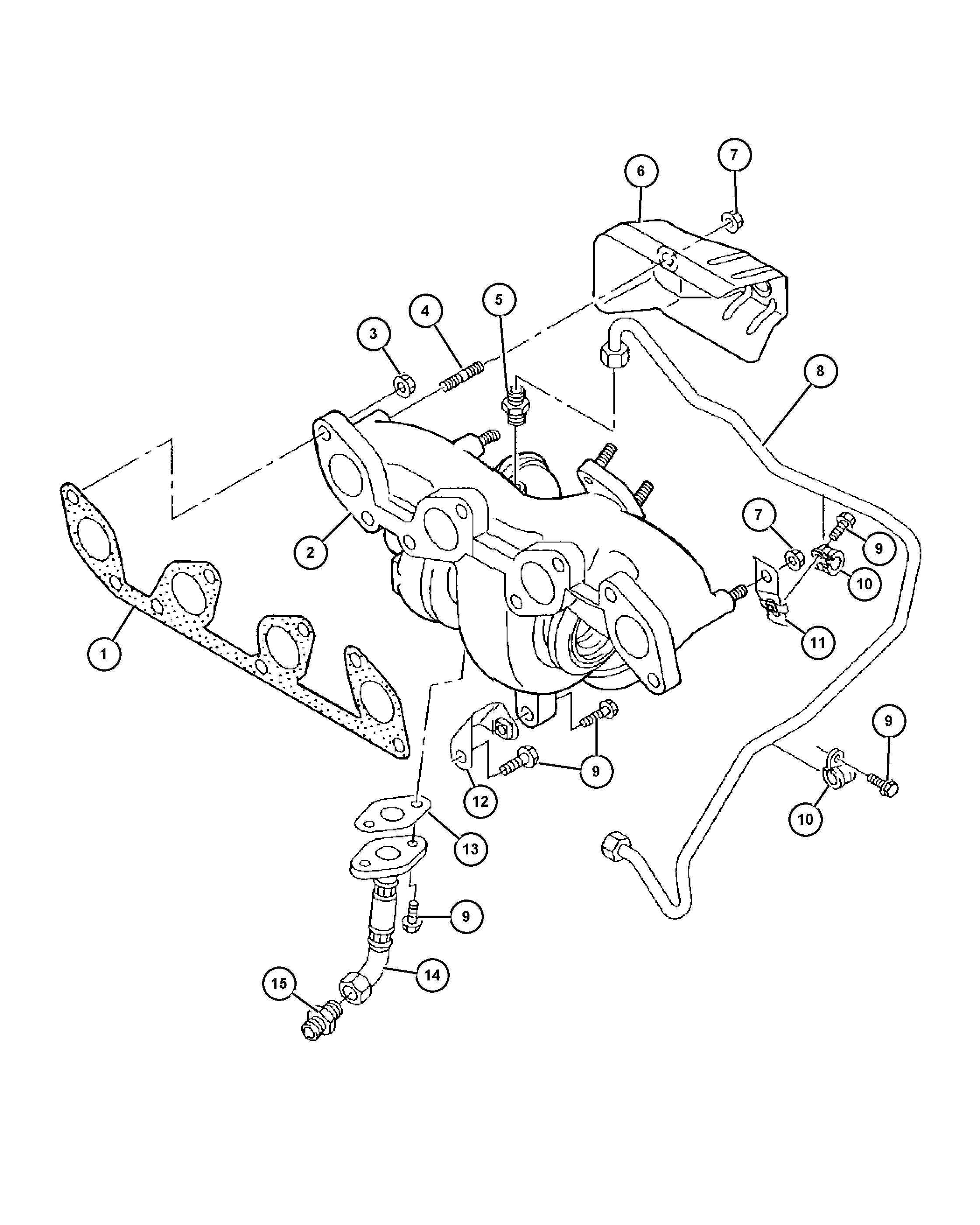 Seat 68000633AA* - MANIFOLD/TURBOCHARGER EXHAUST autosila-amz.com