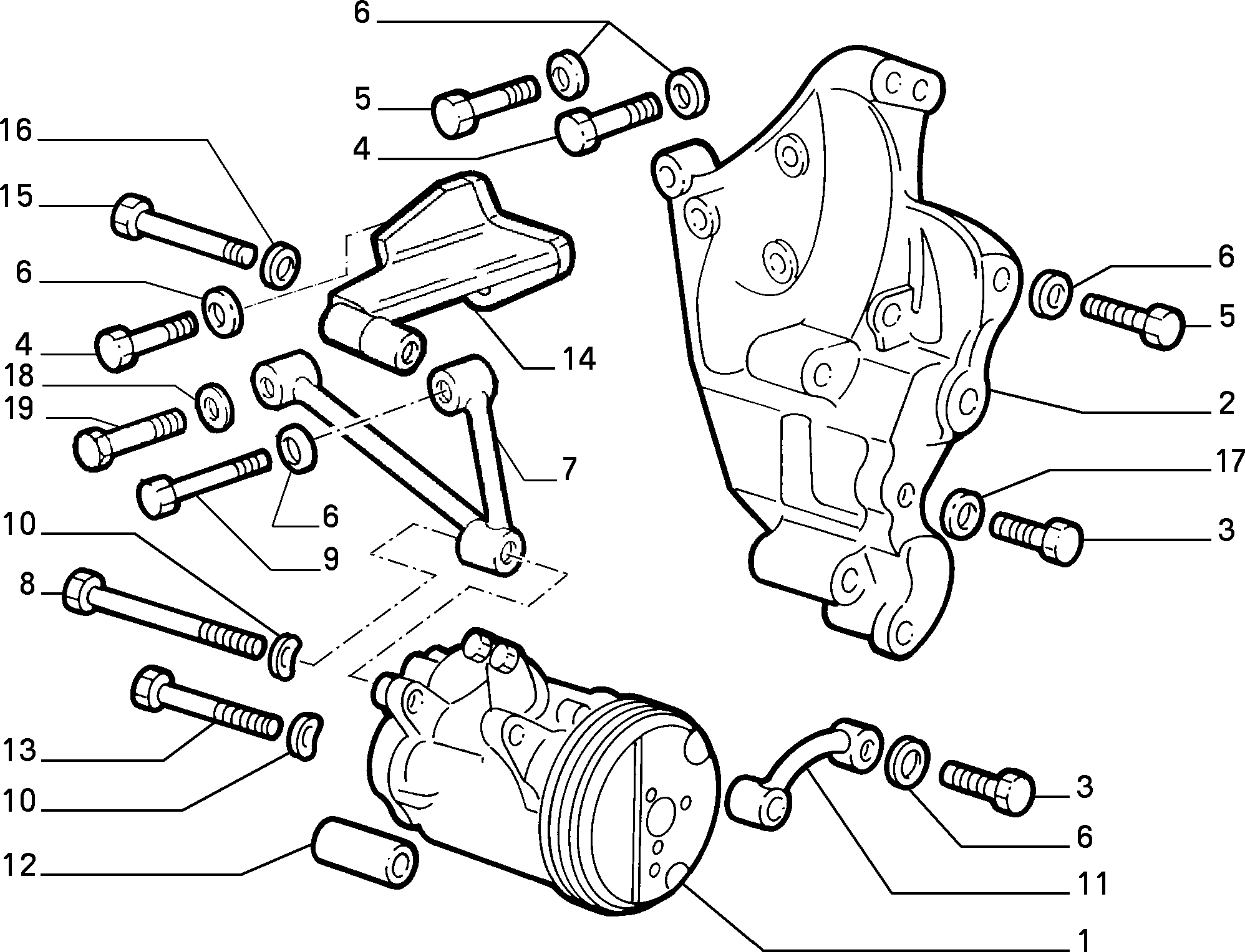 FIAT 16043934 - Болт, система выпуска autosila-amz.com