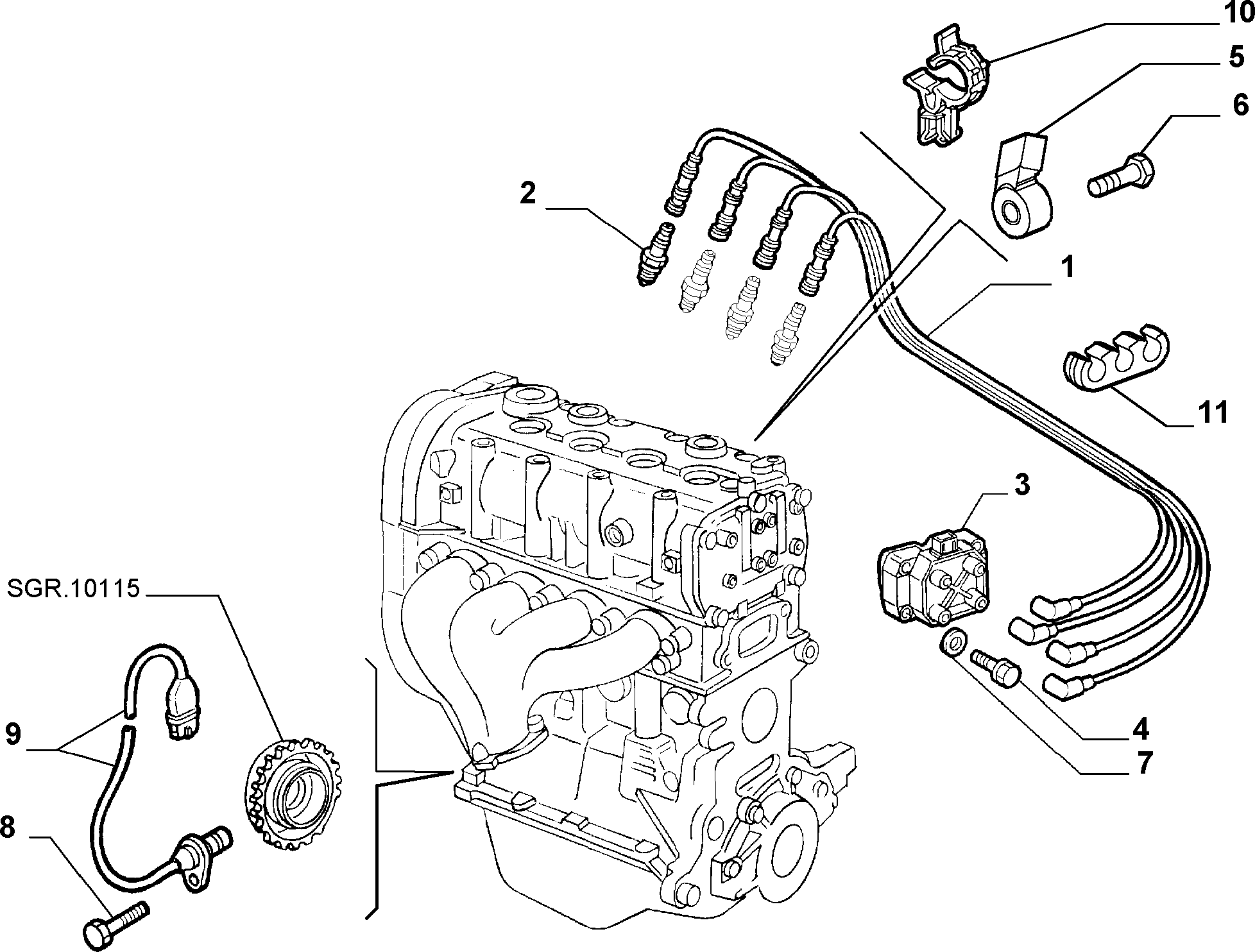 Lancia 46754538 - Датчик скорости / RPM autosila-amz.com