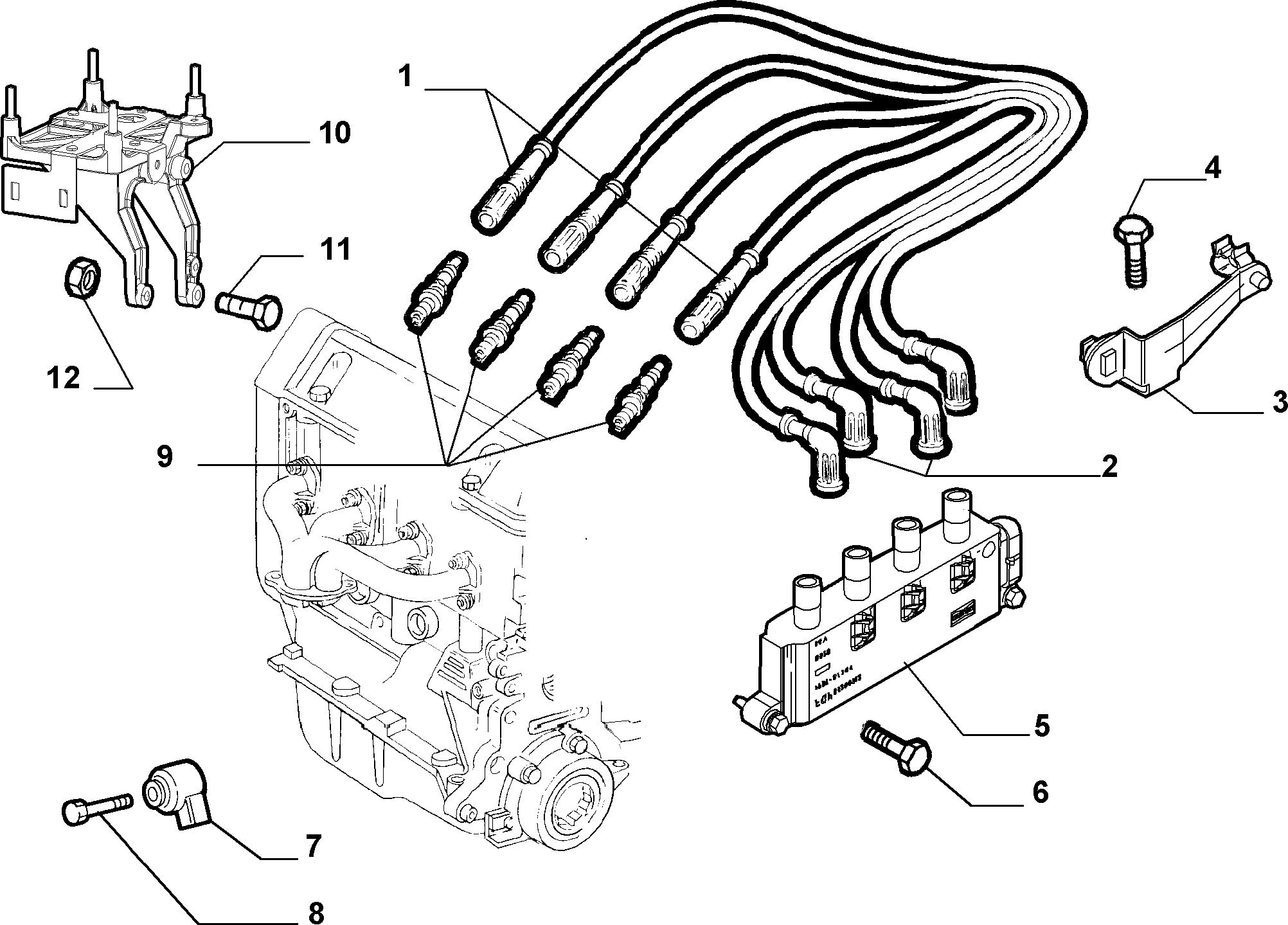 LANZ 55190788 - Свеча зажигания autosila-amz.com