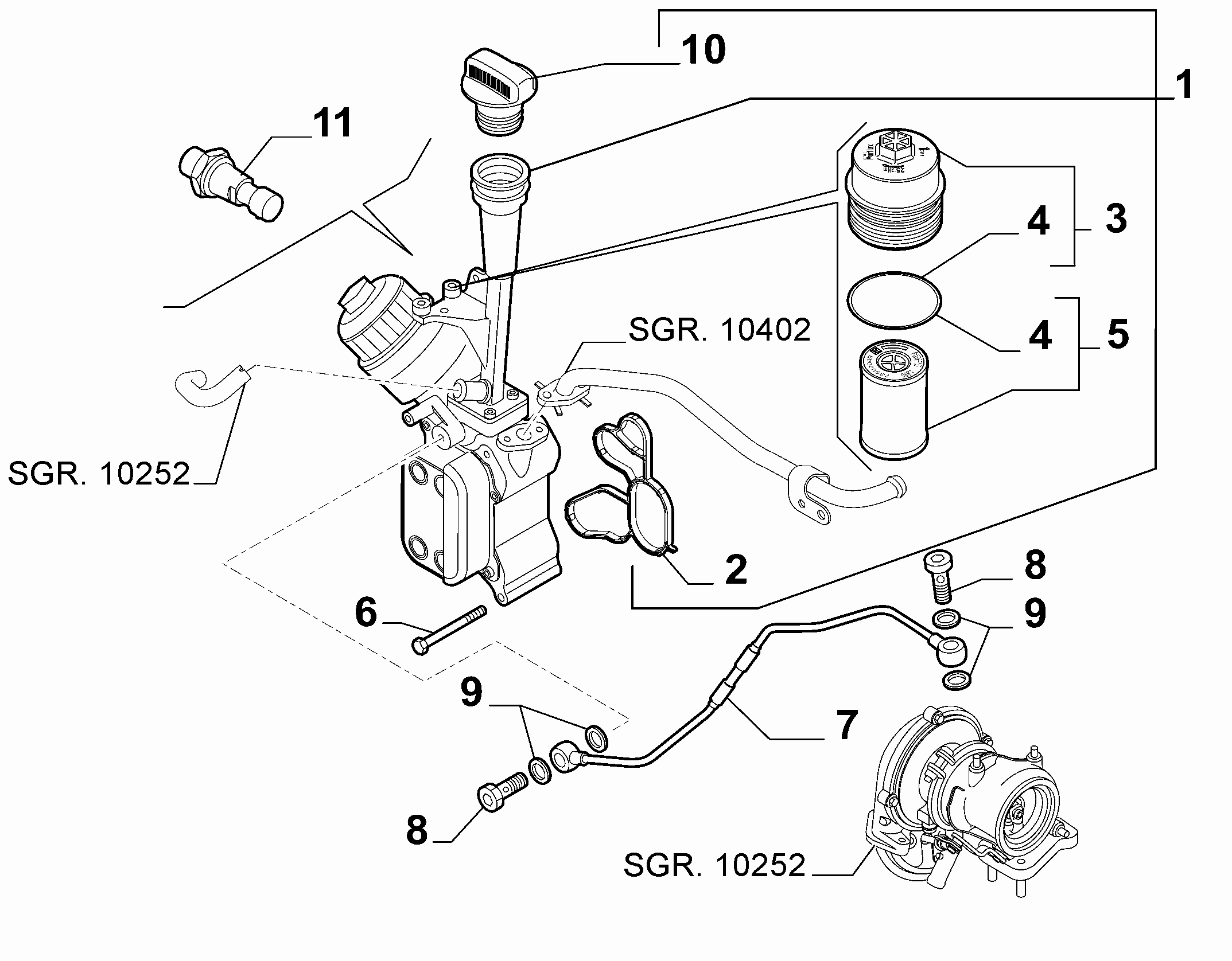 Alfarome/Fiat/Lanci 71751114 - Масляный фильтр autosila-amz.com