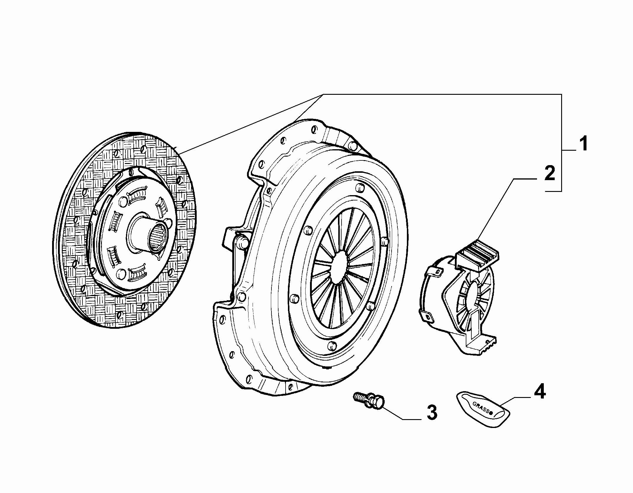 Chrysler 71752579 - Комплект сцепления autosila-amz.com