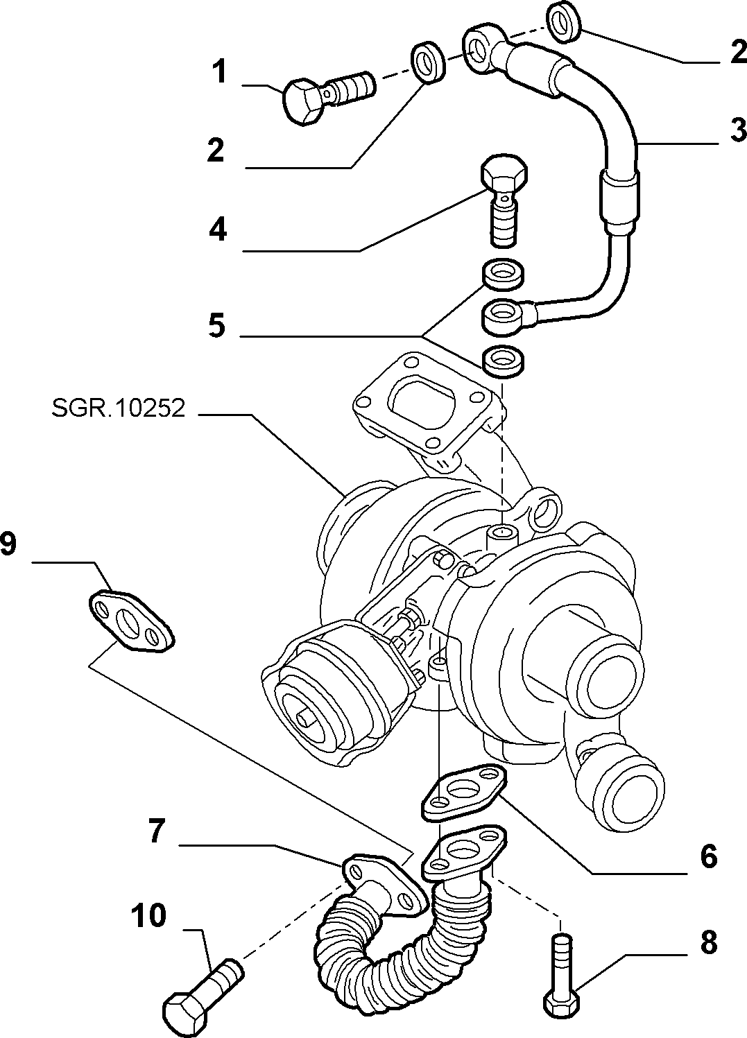 Lancia 46779175 - Трубка, маслопровод компрессора autosila-amz.com