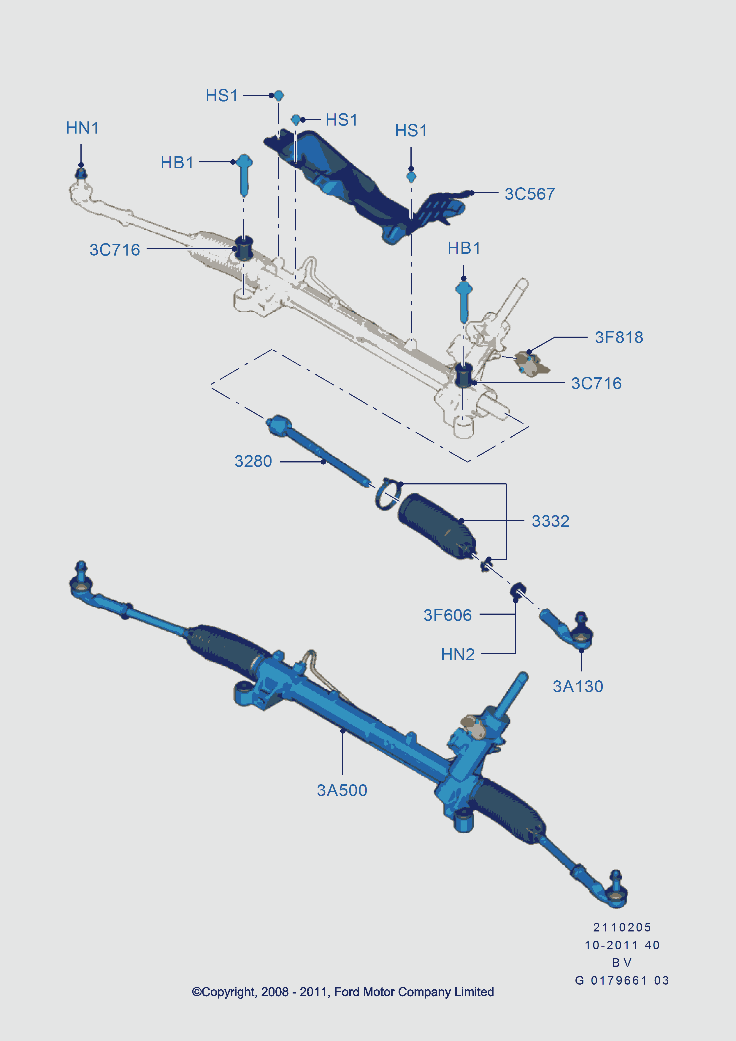 FORD 1251934 - 1251934 демпфер резиновый autosila-amz.com