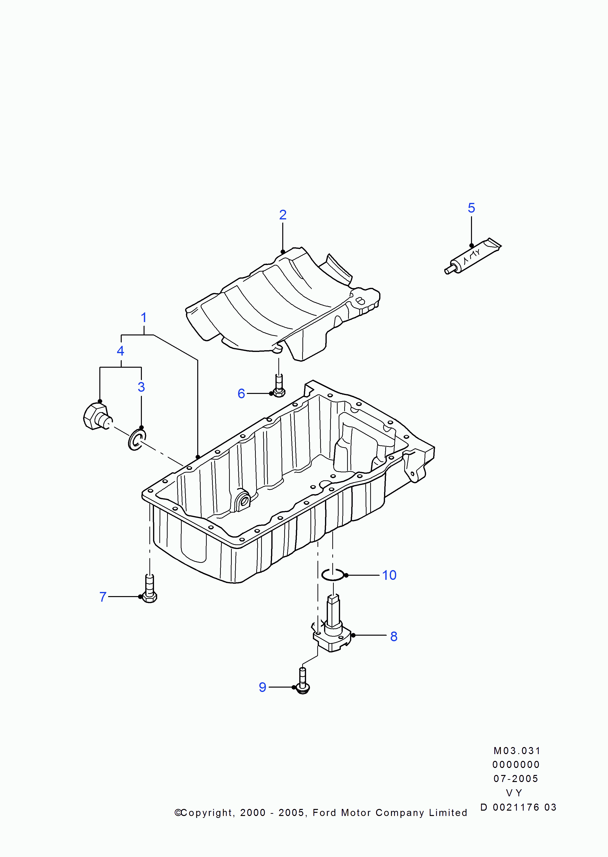 FORD 1 119 169 - датчик уровня масла Audi autosila-amz.com