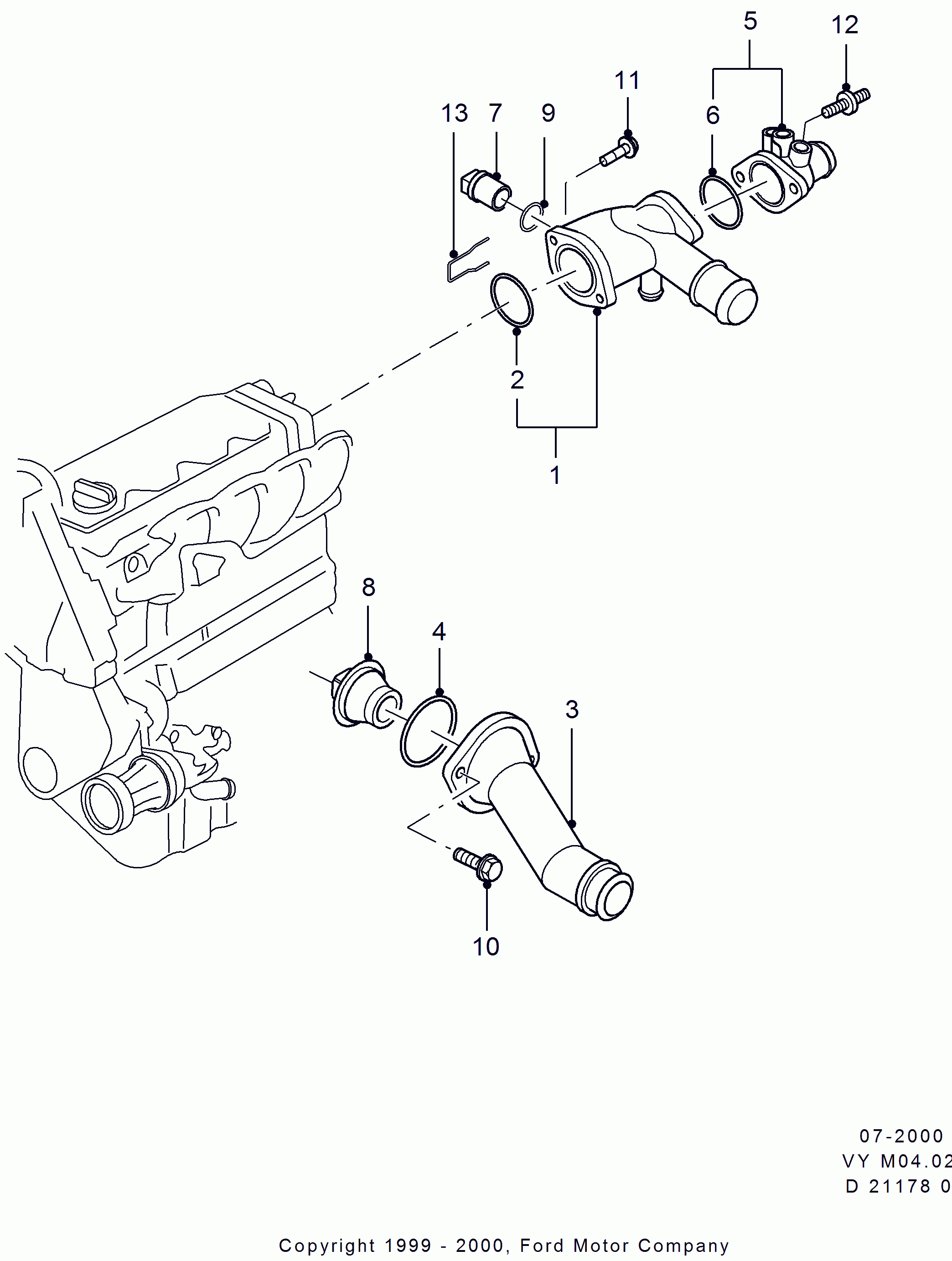 FORD 1 459 209 - Датчик, температура охлаждающей жидкости Датчик, autosila-amz.com