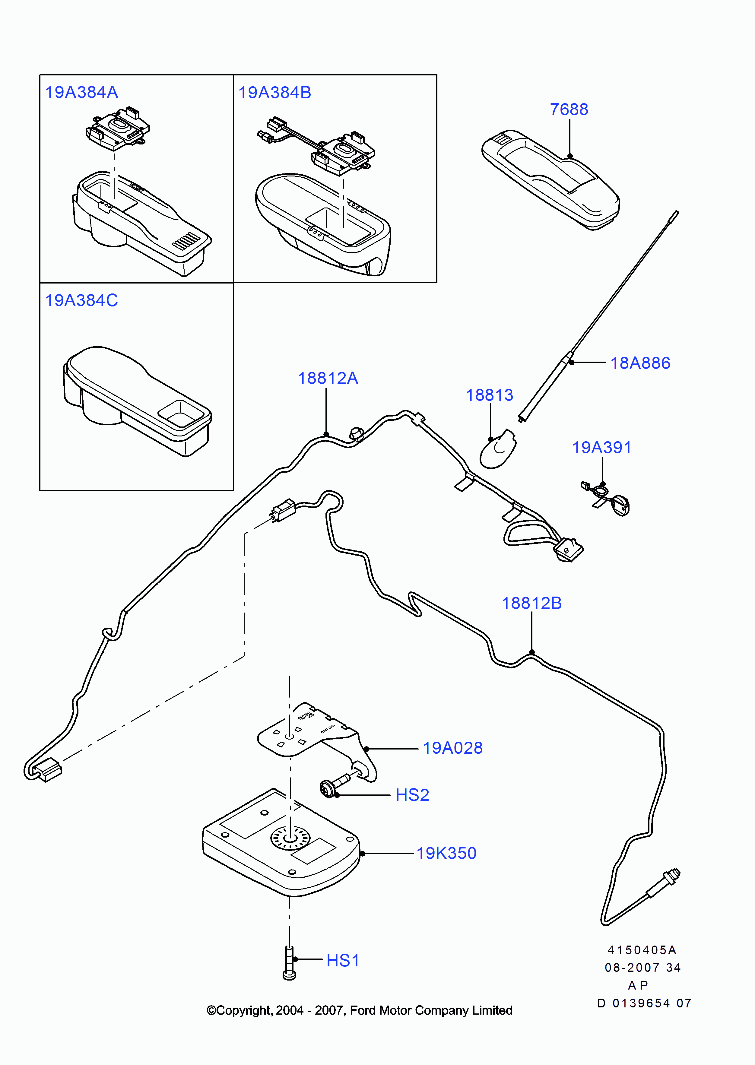 FORD 1 508 610 - Головка антенны autosila-amz.com