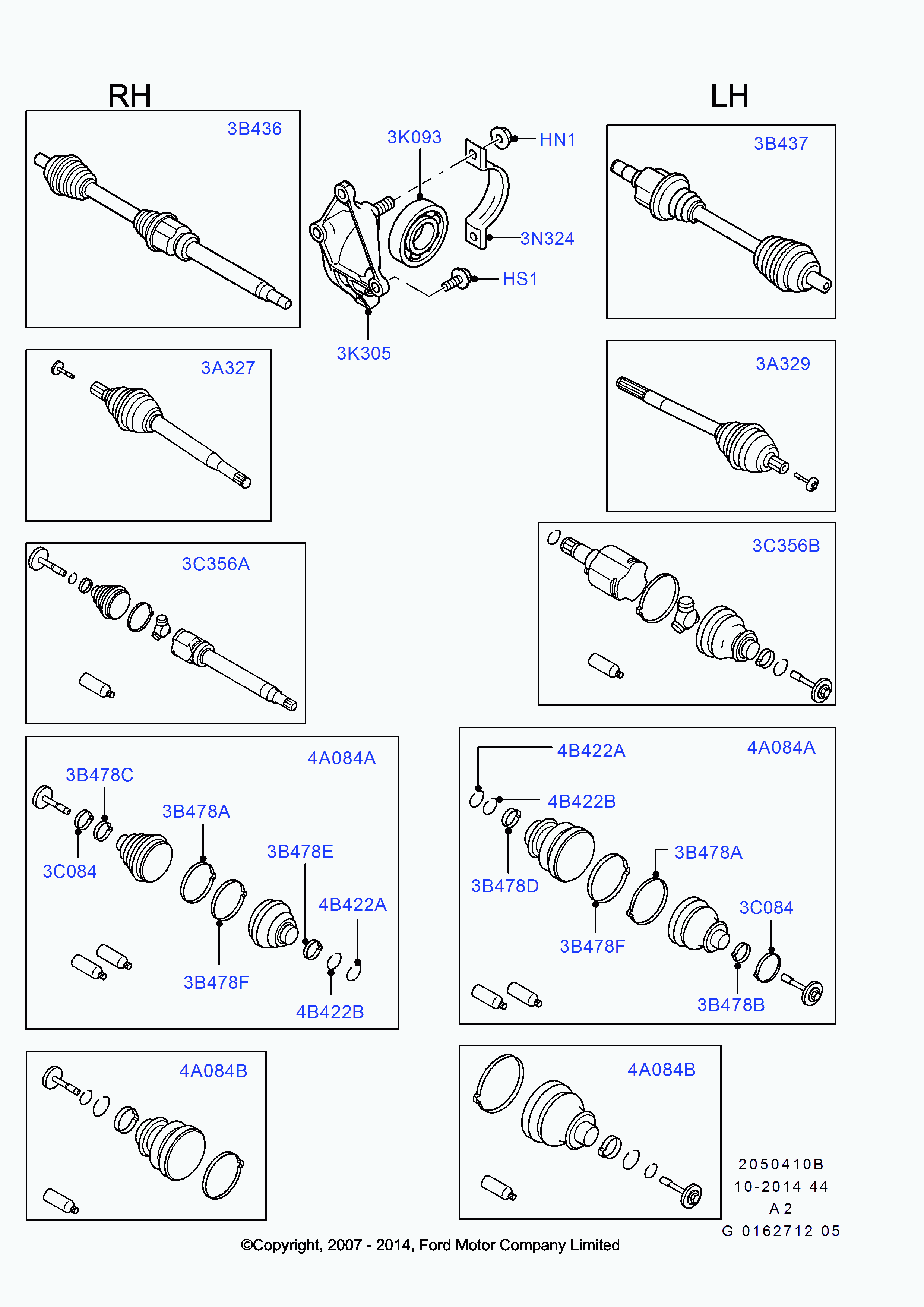 FORD 1446227 - ШРУС левый (ф29.5мм) autosila-amz.com