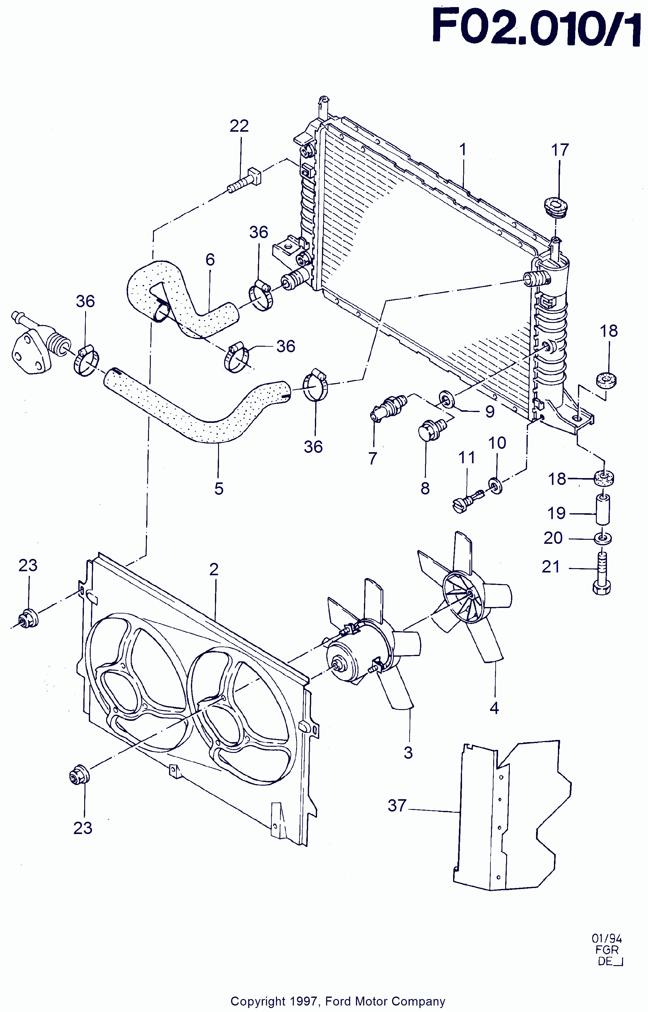 FORD 1 006 154 - Автозапчасть autosila-amz.com