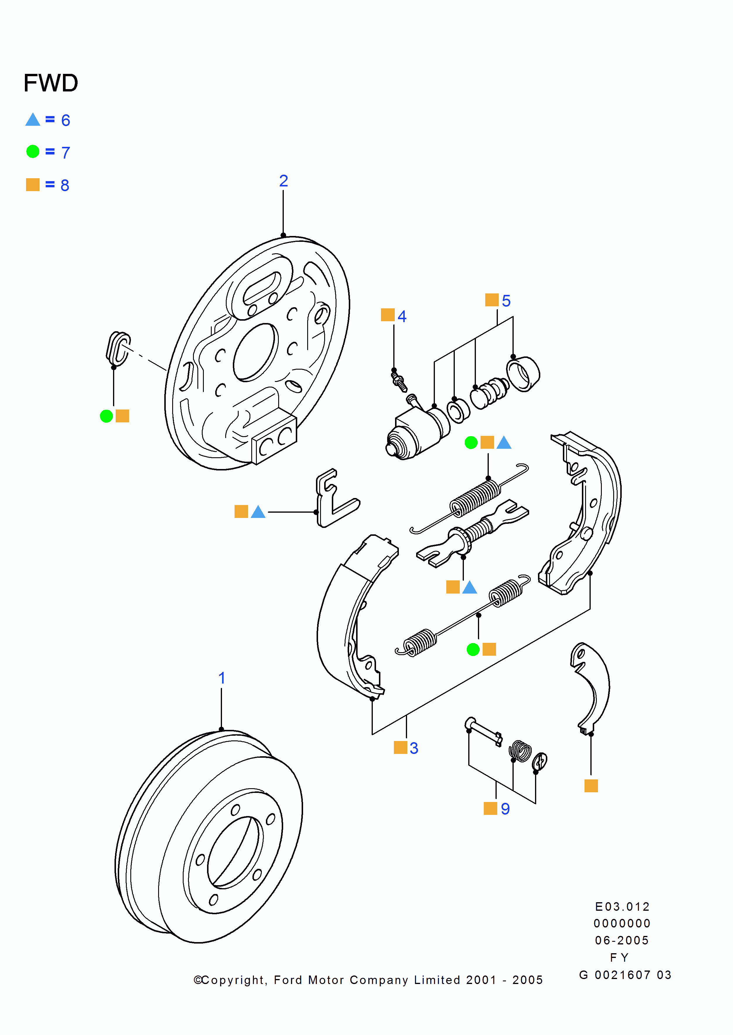 CITROËN/PEUGEOT 1227045 - Комплект тормозных колодок, барабанные autosila-amz.com