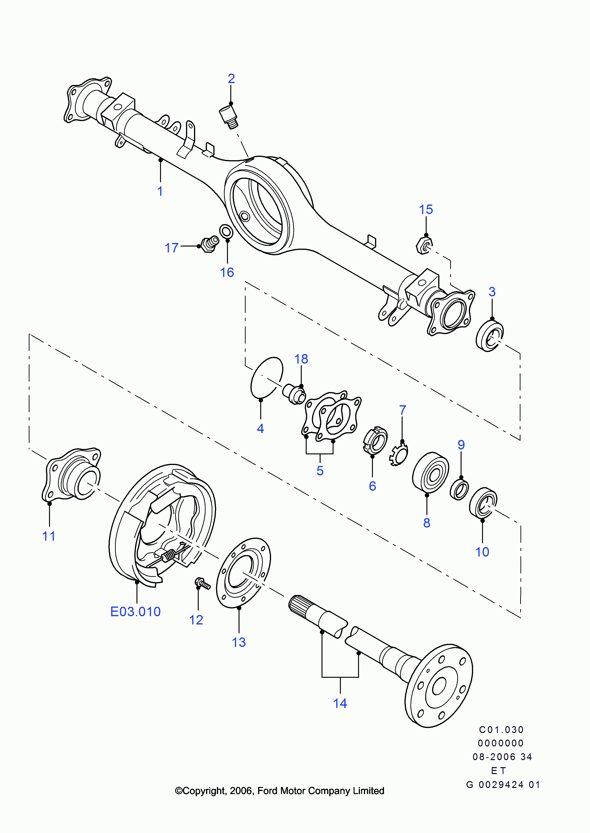 Chrysler 3735783 - Комплект подшипника ступицы колеса autosila-amz.com